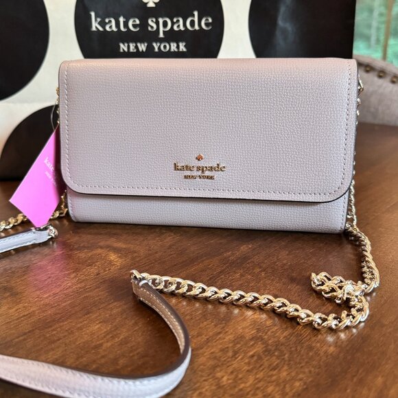 kate spade Handbags - Kate Spade Darcy Chain Wallet Crossbody - Warm Taupe